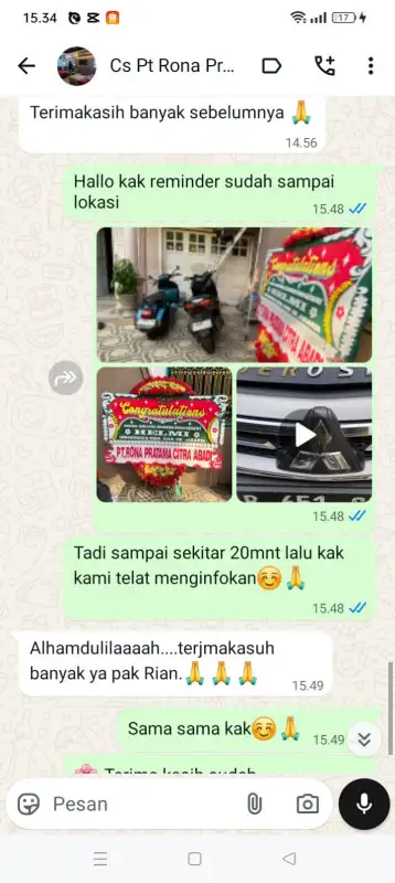 Testimonial Papan grand opening PASANGKAYU