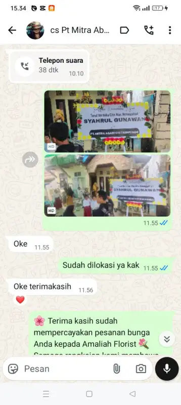 Testimonial Papan ucapan PASANGKAYU